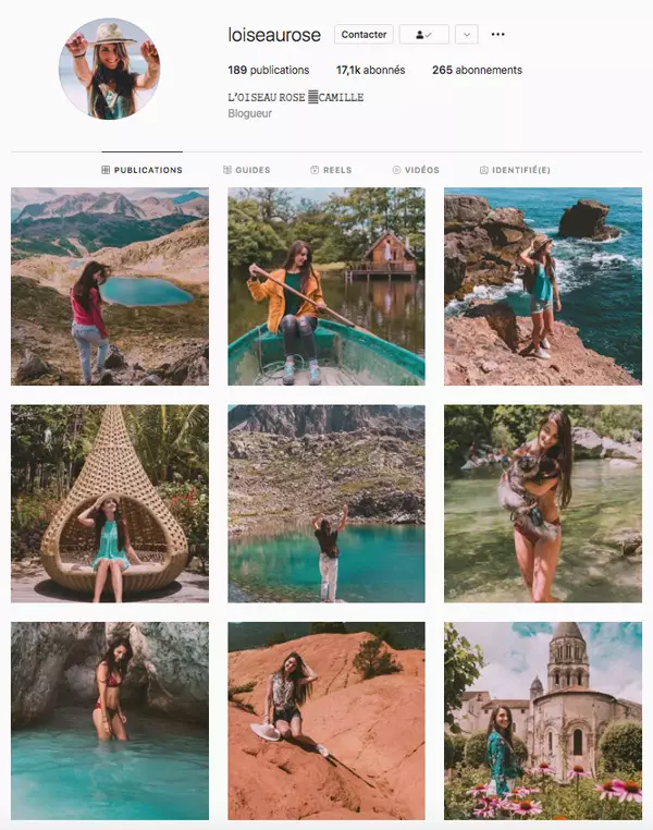 Los 10 mejores influencers de viajes de instagram Francia