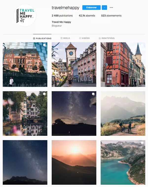 Los 10 mejores influencers de viajes de instagram Francia