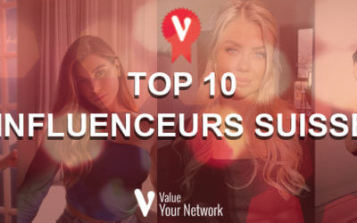 Top 10 influenceurs Suisse les plus populaires