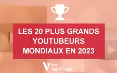 Ranking of the 20 biggest YouTubers in the world in 2024