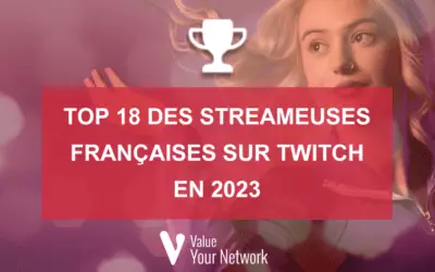 Top 18 French streamers on Twitch in 2024